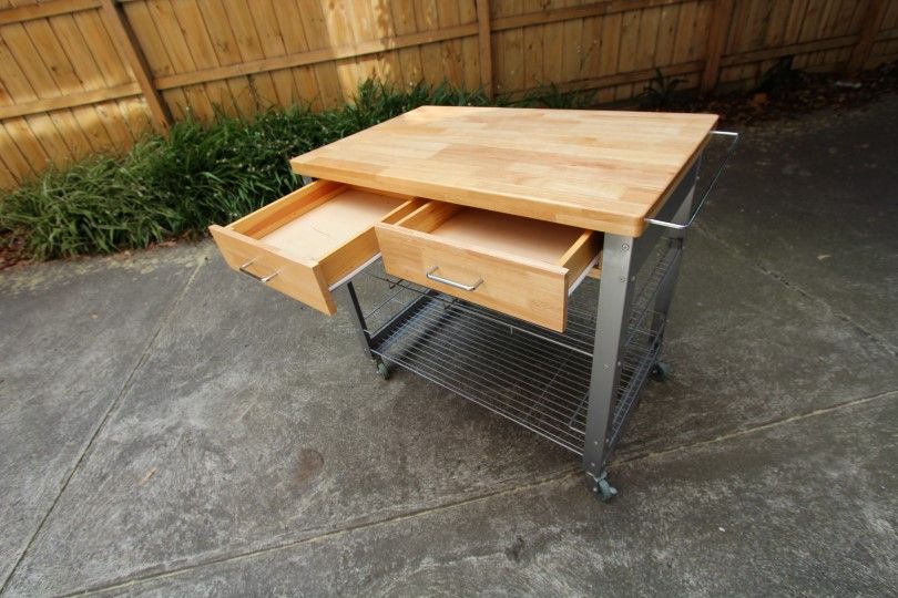 ~ Ikea Kitchen Table Butcher Trolley Workbench ~ High 