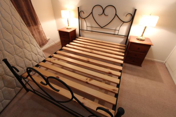 Queen Bed Steel Frame Captain Snooze, Wood Slats For Queen Bed Frame